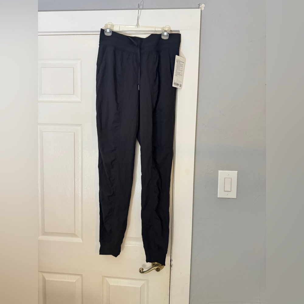 Lululemon Black Track Pants with Tapered Leg